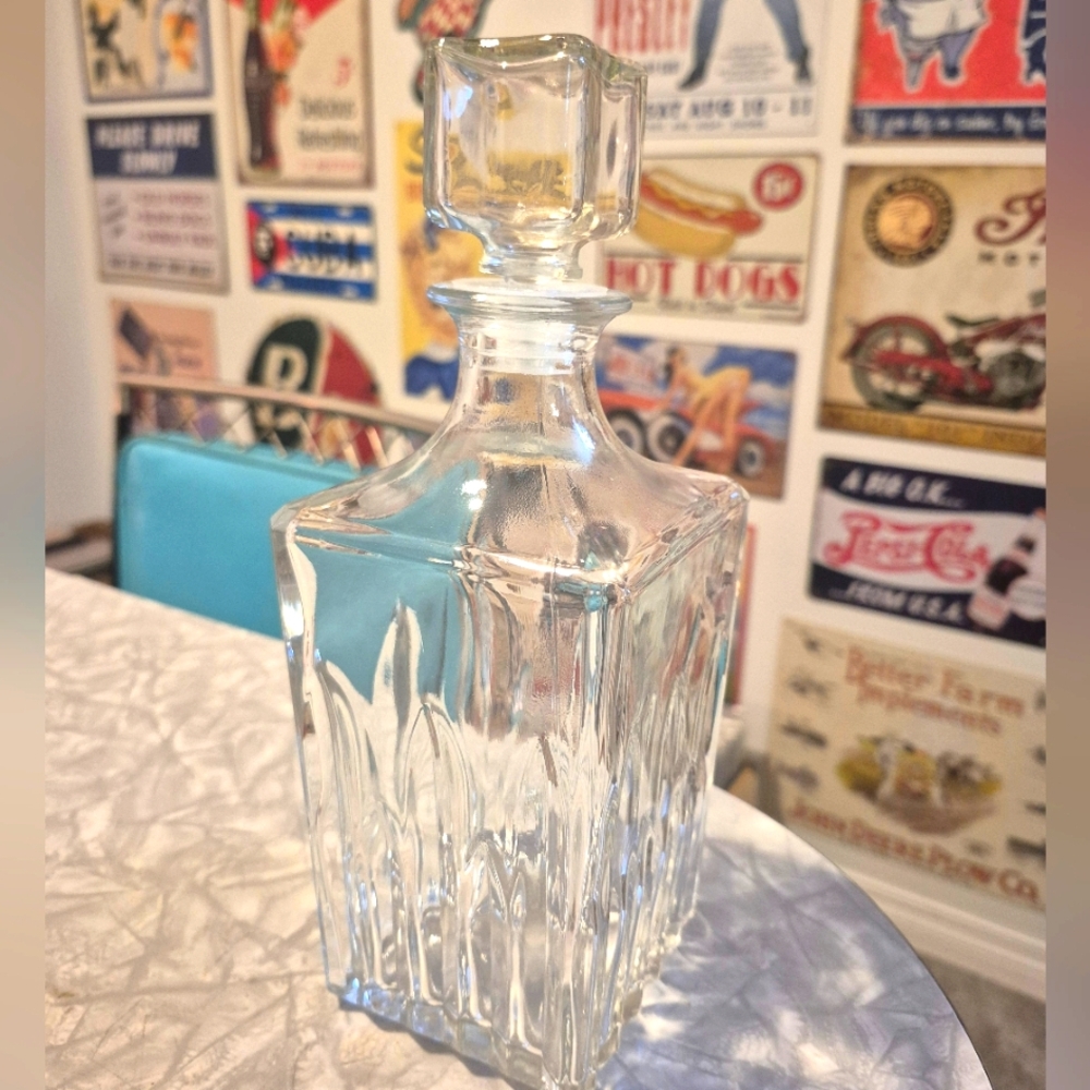 Vintage Glass Decanter